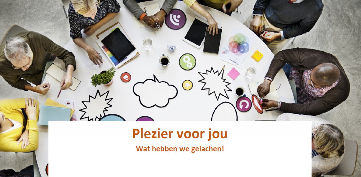 Plezier voor jou: wat hebben we gelachten!