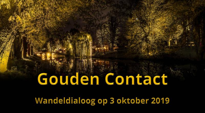 wandeldialoog gouden contact veste verlicht facebook